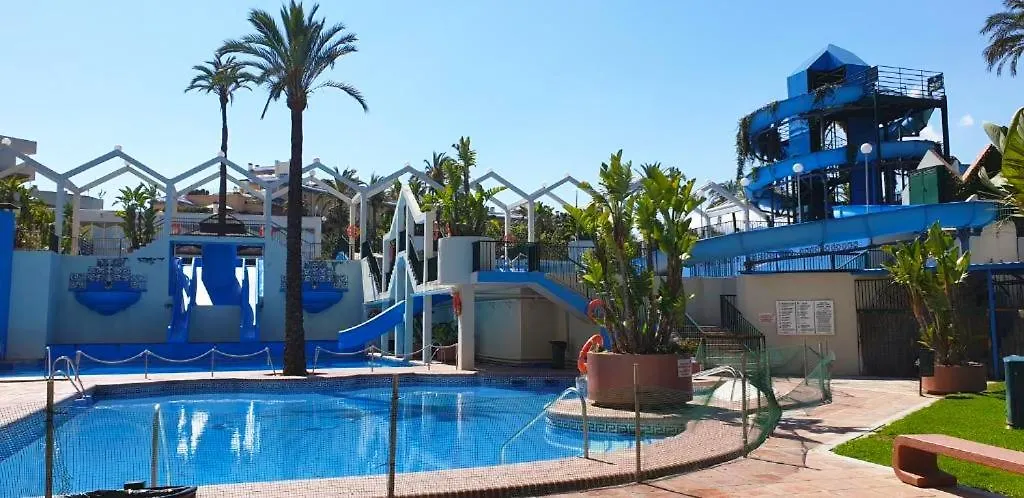 Benal beach suite II, estudio con parque acuático y vistas al mar. Benalmádena